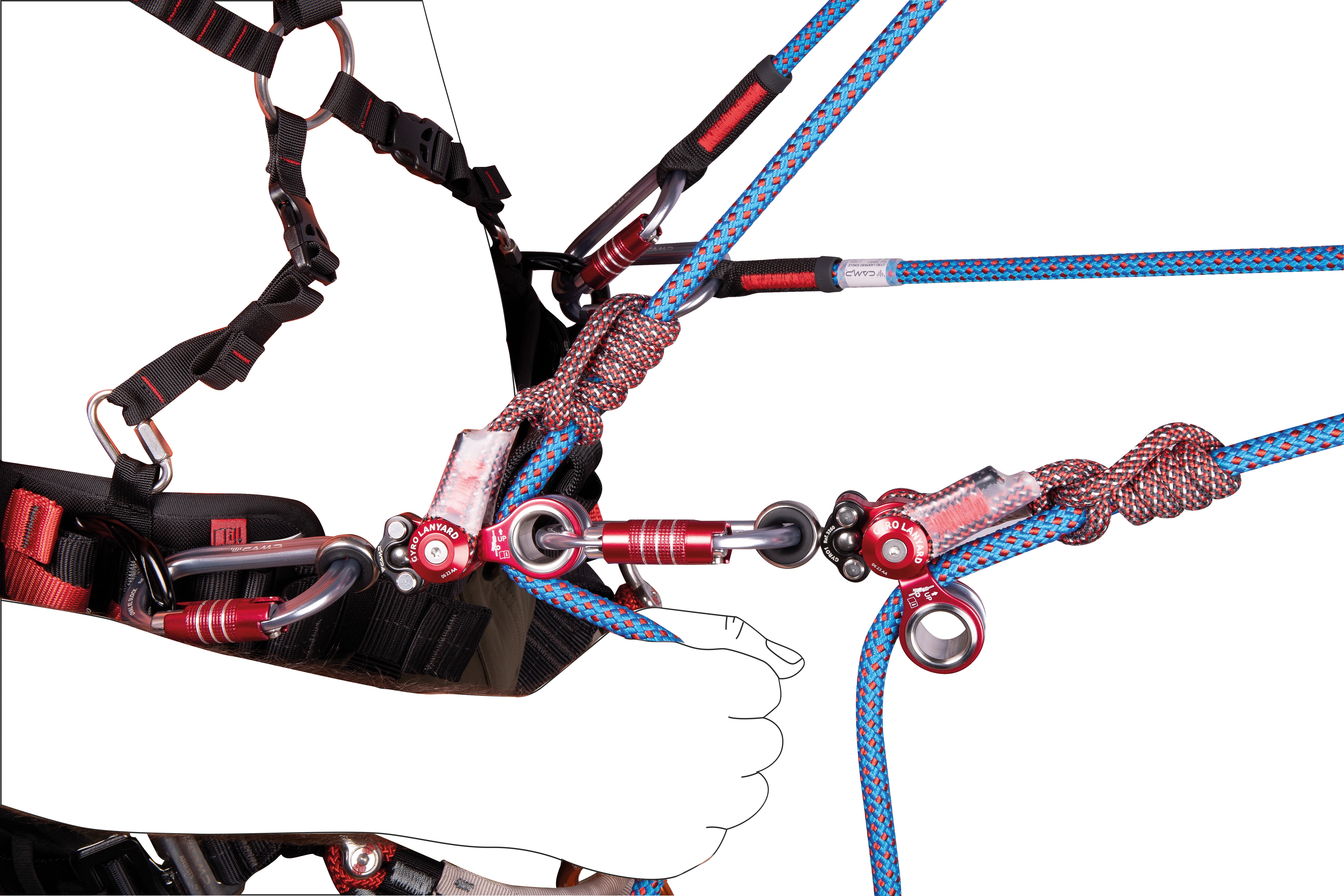 GYRO LANYARD TWIN GYRO LANYARD TWIN + 4x2125 5 m